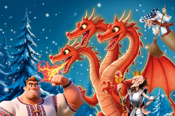 Новогоднее интерактивное шоу. «Русские богатыри против змея Горыныча: битва магов»