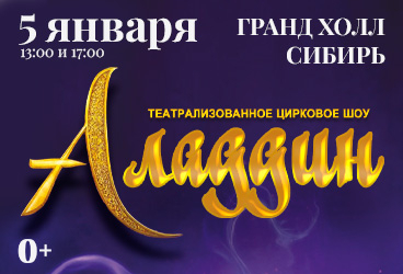 Театрализованное цирковое шоу «Аладдин»