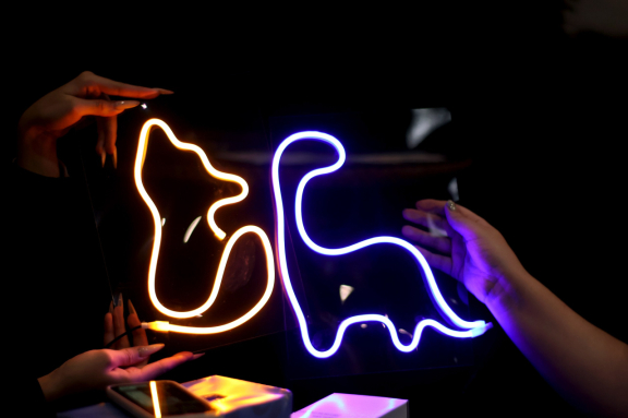 Бой с тенью. Неоновый свет сцен