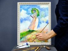Мастер-класс «Шедевры живописи. Дама с зонтиком. Клод Моне»